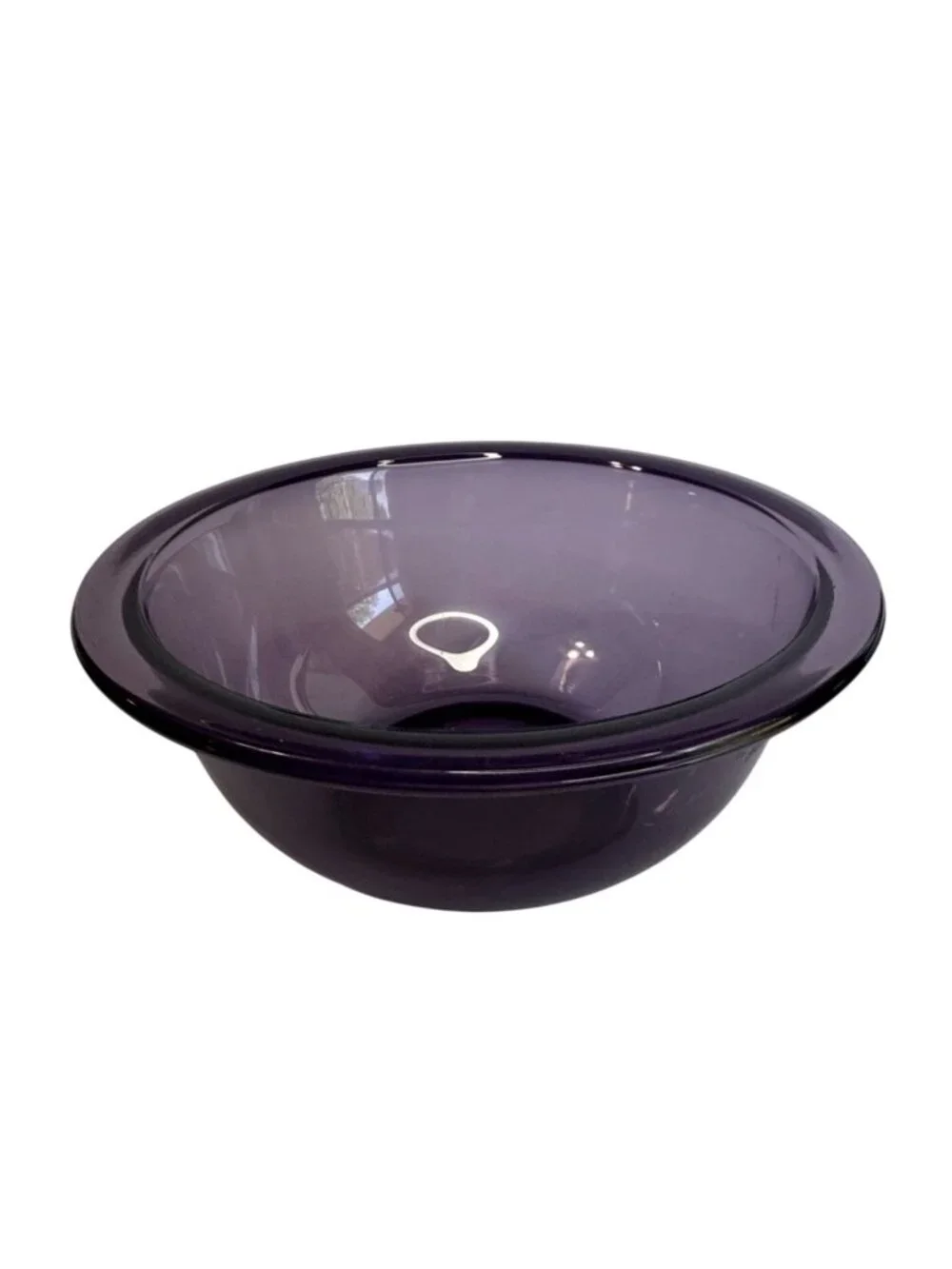 Vintage Pyrex Amethyst Purple Glass #322 1 Qt Mixing Bowl 7